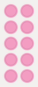 BAGS: PINK HOLY CROSS PAPER TREAT BAGS (8 PER PACK)