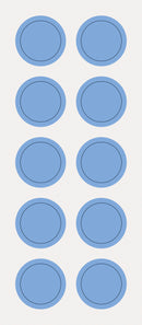 BAGS: BLUE HOLY CROSS PAPER TREAT BAGS (8 PER PACK)