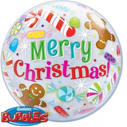 22" SINGLE BUBBLE CHRISTMAS CANDLES & TREATS
