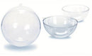8CM/3.15INCH TRANSPARENT PLASTIC FILLABLE DECORATIVE BALL