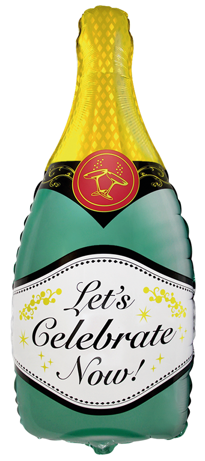 33" CHAMPAGNE BOTTLE FOIL