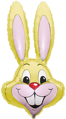 35" PASTEL YELLOW RABBIT HEAD FOIL