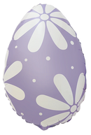 23" LILAC EASTER EGG FOIL