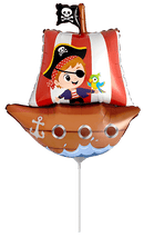 14" MINI KID PIRATE SHIP FOIL