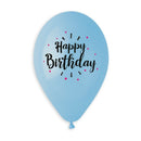 13" HAPPY BIRTHDAY PASTEL LATEX (25 PER PACK)