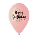13" HAPPY BIRTHDAY PASTEL LATEX (25 PER PACK)
