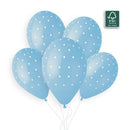13" CHIC DOTS BABY BLUE LATEX (25 PER PACK)