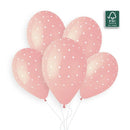 13" CHIC DOTS BABY PINK LATEX (25 PER PACK)
