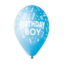 13" BIRTHDAY BOY LATEX (25 PER PACK)