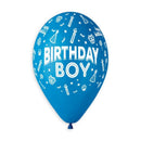 13" BIRTHDAY BOY LATEX (25 PER PACK)
