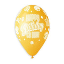 13" HAPPY BIRTHDAY TO YOU LATEX (25 PER PACK)