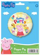 18" ROUND PEPPA'S PARTY FOIL