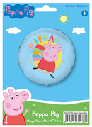18" ROUND PEPPA BLUE FOIL