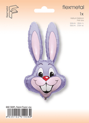 35" PASTEL LILAC RABBIT HEAD FOIL