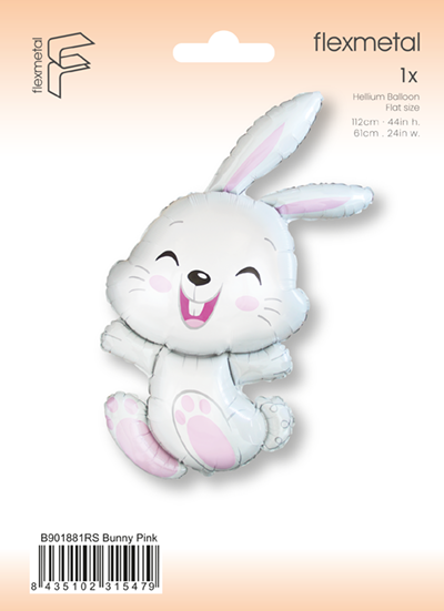 44" SUPERSHAPE HAPPY BUNNY FOIL