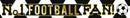 BANNER: FOOTBALL BANNER BLACK AND WHITE