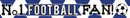 BANNER: FOOTBALL BANNER BLUE AND WHITE
