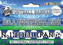 BANNER: FOOTBALL BANNER BLUE AND WHITE