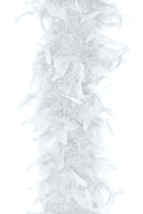 FEATHER BOA WHITE 180CM