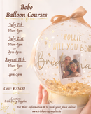 BOBO TRAINING COURSE 11TH AUGUST -  10AM-1PM