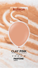 12" KALISAN STANDARD CLAY PINK LATEX (100 PER BAG)