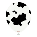 12" KALISAN SAFARI COUNTRY COW WHITE LATEX (25 PER BAG)