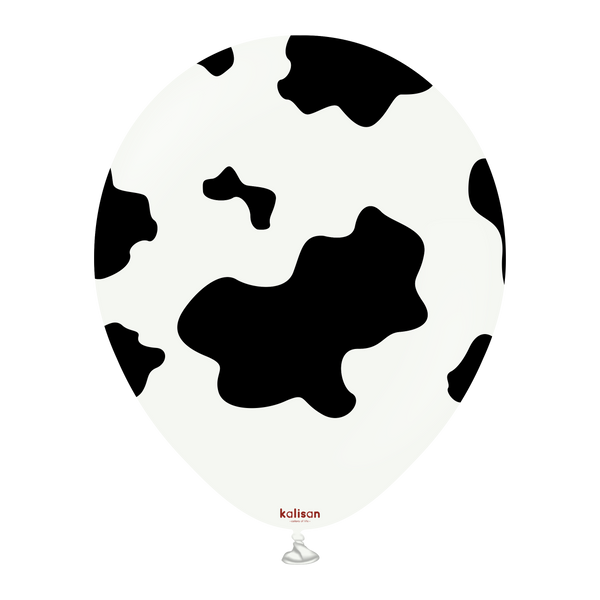 12" KALISAN SAFARI COUNTRY COW WHITE LATEX (25 PER BAG)