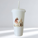COMMUNION PRINT WHITE COLD CUP
