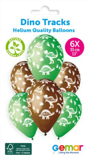 13" GEMAR RETAIL LATEX DINO TRACKS