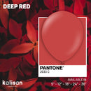 5" KALISAN STANDARD DEEP RED LATEX (100 PER BAG)