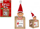 ELVES BEHAVIN BADLY WOOD-LOOK ELF ARRIVAL BOX (9cm x 9cm x 9cm)