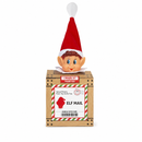 ELVES BEHAVIN BADLY WOOD-LOOK ELF ARRIVAL BOX (9cm x 9cm x 9cm)