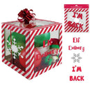 ELF ARRIVAL CANDY STRIPE CHRISTMAS BOX