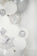 5" MINI STAR SILVER FOIL (25 PER PACK)