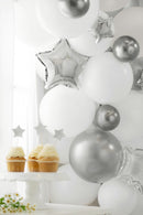 5" MINI STAR SILVER FOIL (25 PER PACK)