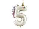 36" UNICORN NUMBER 5 FOIL