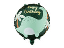 18" ROUND HAPPY BIRTHDAY BRONTOSAURUS FOIL