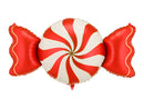 44" CANDY GIFT FOIL BEIGE & RED