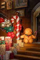 33" SITTING GINGERBREAD MAN FOIL