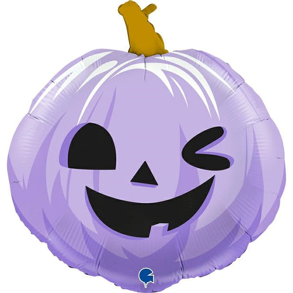 22" FUNNY PUMPKIN LILAC FOIL