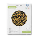 18" ROUND LEOPARD SPOTS FOIL