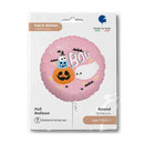 18" BOO AND CHUBBY GHOST PINK FOIL