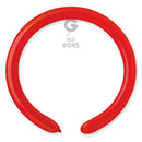 2" GEMAR MODELLING BALLOONS RED