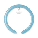 2" GEMAR MODELLING BALLOONS BABY BLUE