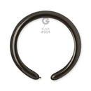 2" GEMAR MODELLING BALLOONS BLACK
