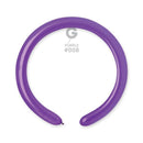 2" GEMAR MODELLING BALLOONS PURPLE