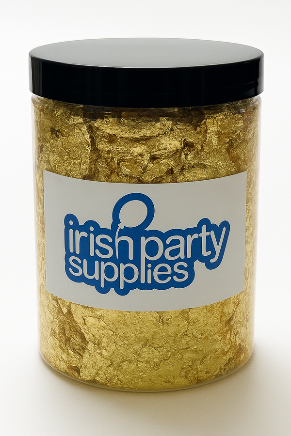 GOLD DECORATIVE LEAF FLAKES 10G