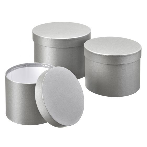 Set of 3 Strong Pink Hat Boxes