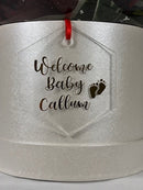 TRANSPARENT ACRYLIC HEXAGON DISC (9CM DIAMETER, 3MM THICK)