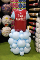 24" SHAPE SPORTS JERSEY BLUE/CLARET FOIL